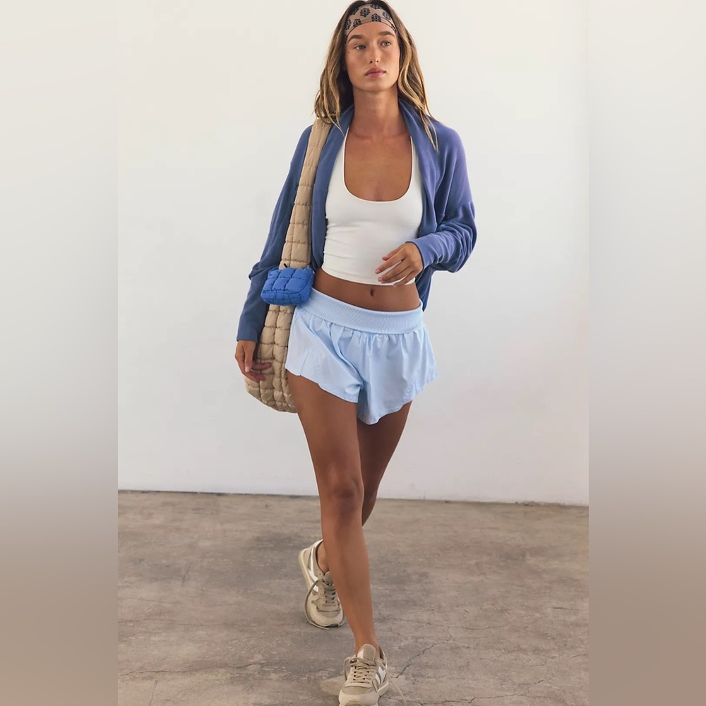 FP Movement by Free People Light Blue Athletic Carp Diem Shorts